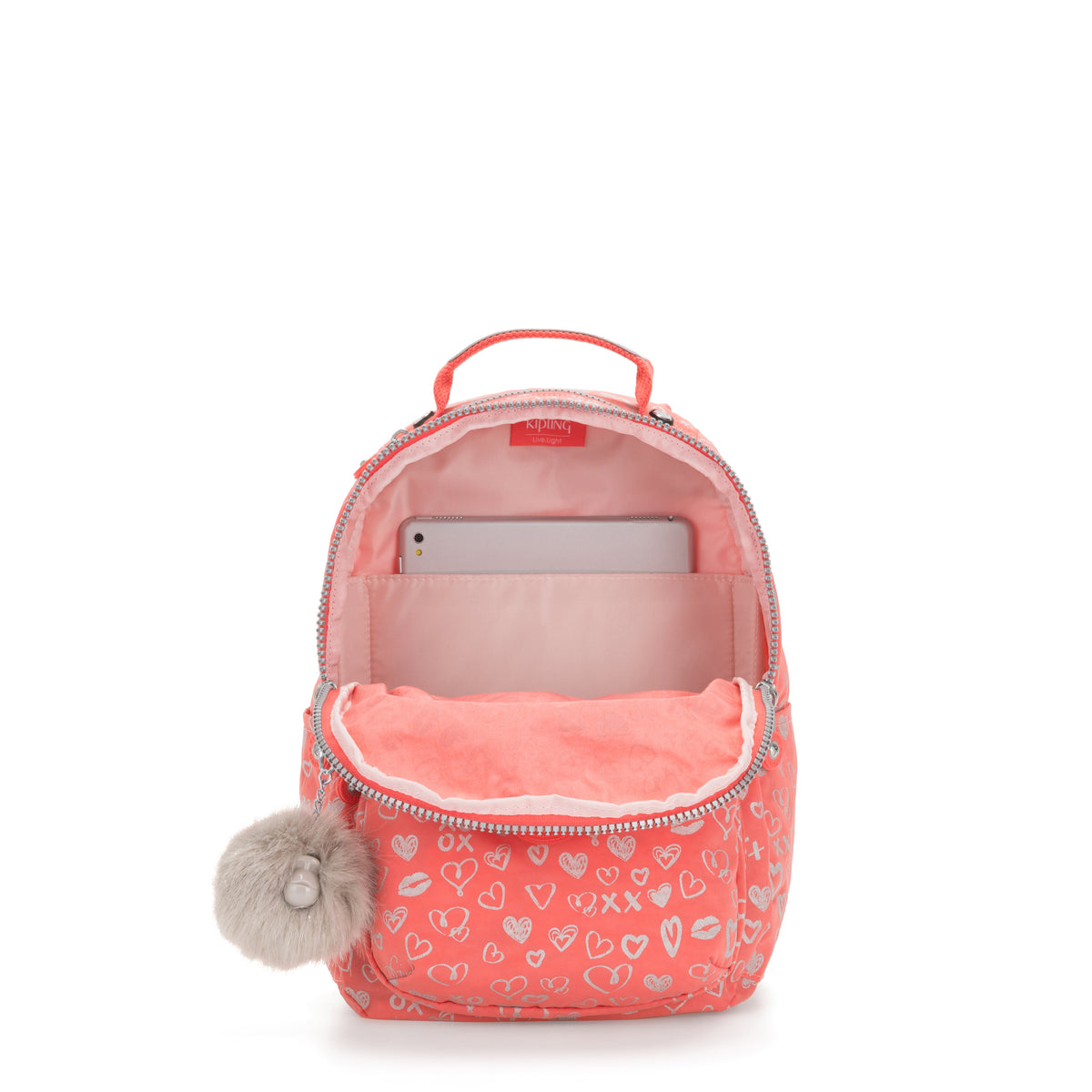 Pink Mochila Kipling Live Light Mochila Kipling City Pack S Rosa