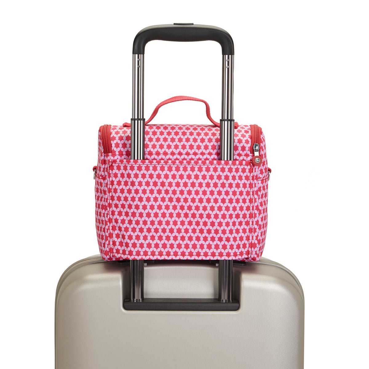 Kipling NEW KICHIROU Große Lunchbox In Bridal Rose – Praktische Isolier-Tasche Für Kindergarten, Picknick Oder Unterwegs